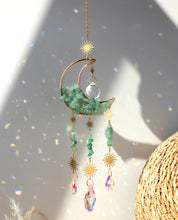 Load image into Gallery viewer, AVENTURINE MOON SUNCATCHER