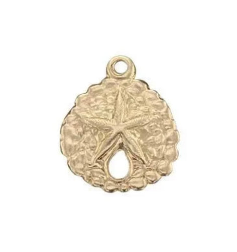 SMALL SAND DOLLAR CHARM