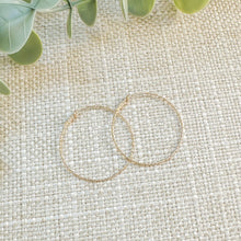 Load image into Gallery viewer, 30MM GOLD ETERNAL HOOPS