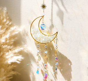 QUARTZ MOON SUNCATCHER