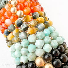 Load image into Gallery viewer, AMAZONITE STAR LUXE BRACELET