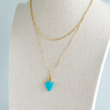 Load image into Gallery viewer, TURQUOISE ARROW NECKLACE