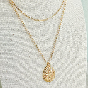 GOLDEN CORAL NECKLACE