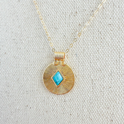 TURQUOISE GODDESS NECKLACE
