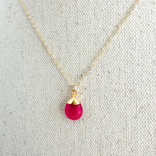 BERRY CHALCEDONY NECKLACE