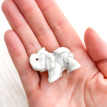 Load image into Gallery viewer, WHITE HOWLITE ELEPHANT