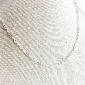 SILVER ETERNAL NECKLACE