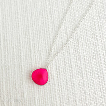 Load image into Gallery viewer, PINK CHALCEDONY NECKLACE