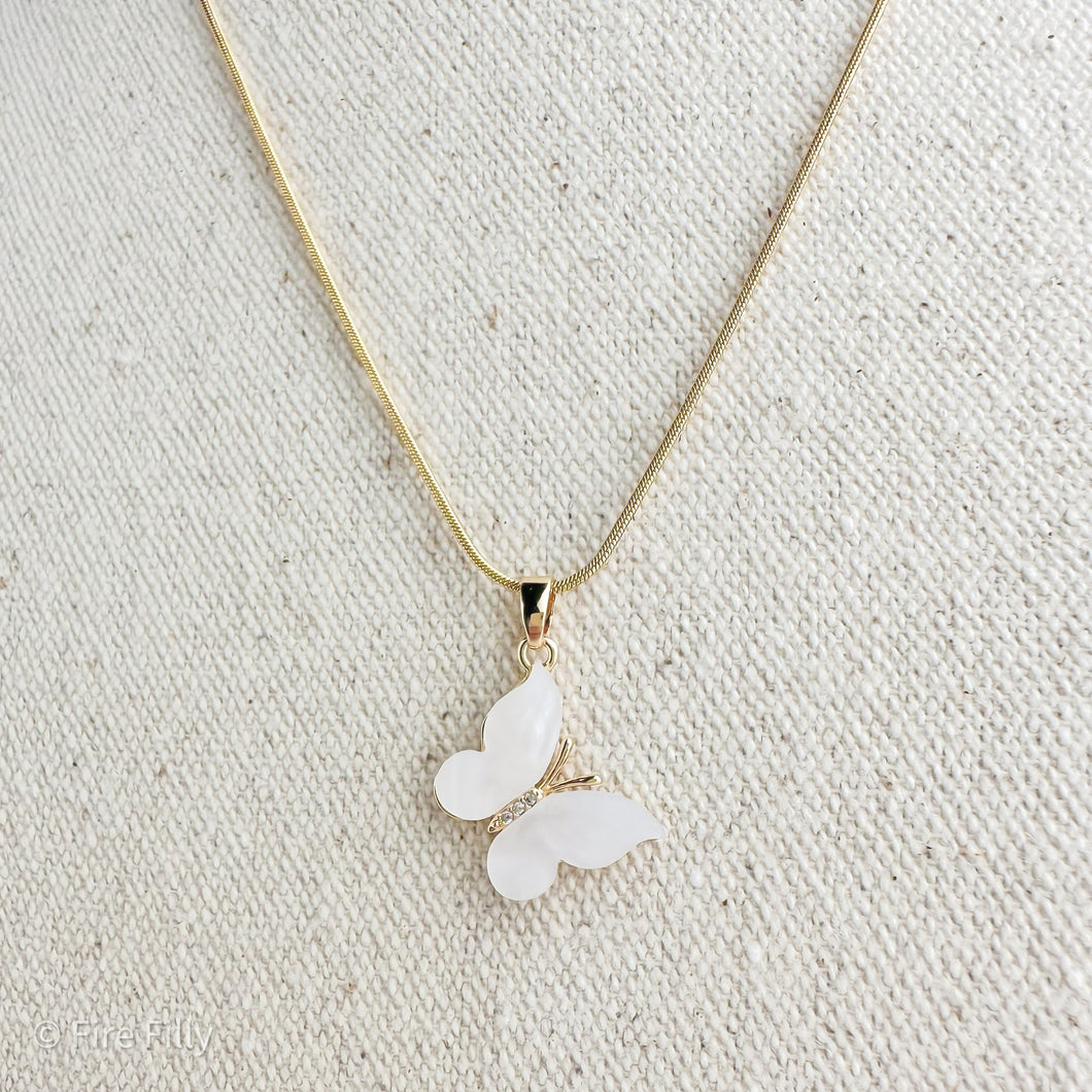 PAVÉ BUTTERFLY NECKLACE