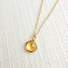 Load image into Gallery viewer, FACETED CITRINE NECKLACE