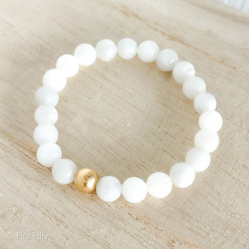 8MM MOONSTONE LUXE BRACELET
