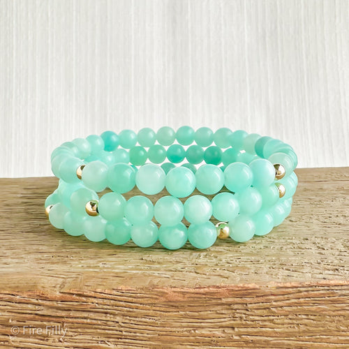 6MM AMAZONITE BRACELET