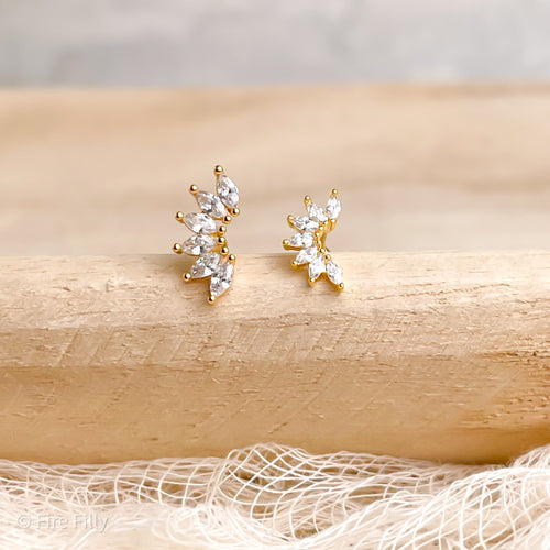 SOLEIL CRYSTAL BALL BACK STUD