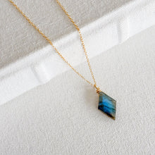 Load image into Gallery viewer, LABRADORITE AURORA NECKLACE