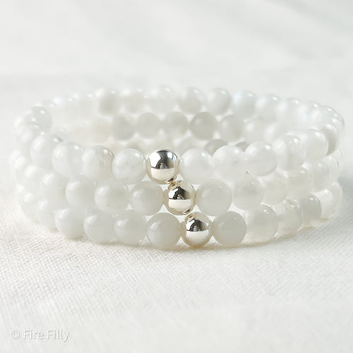 6MM RAINBOW MOONSTONE BRACELET