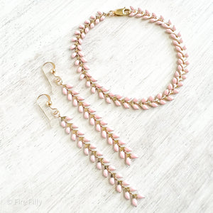 COLOR CHEVRON EARRINGS